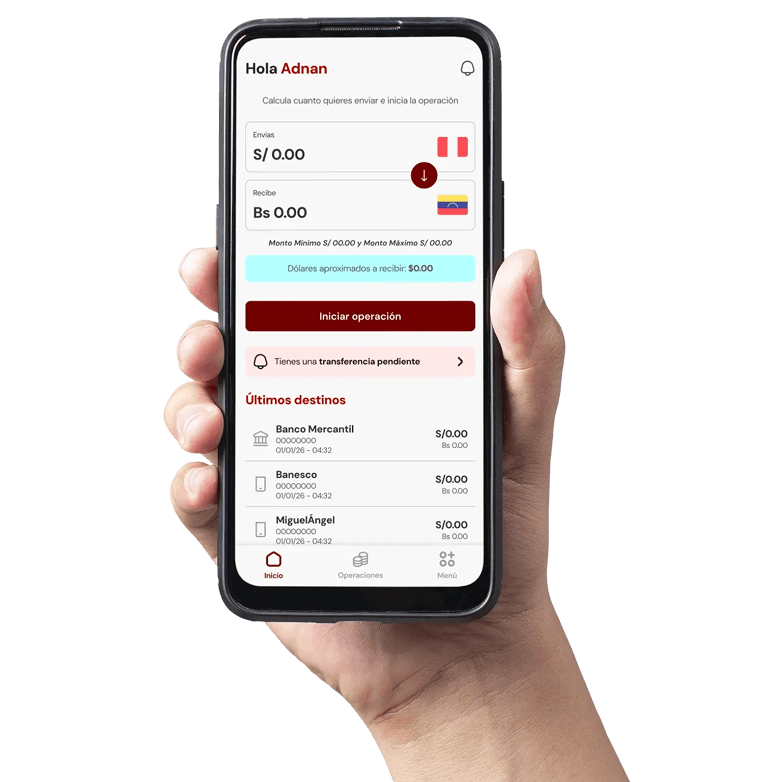 Hero hand holding phone